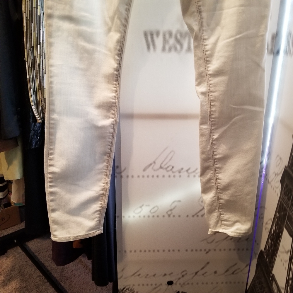 Express White skinny ankle jeans - Picture 3 of 4